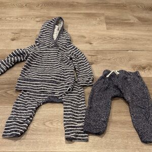Cozy Striped Kids Matching Set